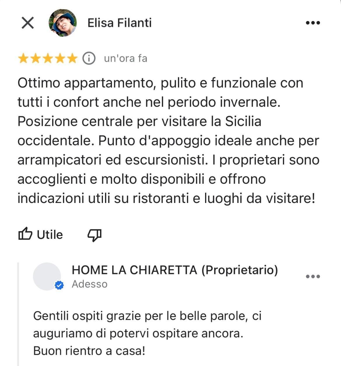 Home La Chiaretta Buseto Palizzolo Exterior photo